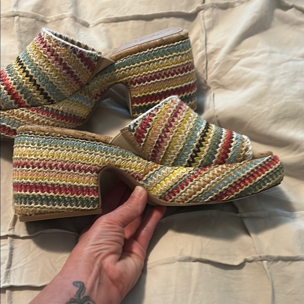 Circus by Sam Edelman Cork Wedge Sandals - Picture 8 of 11